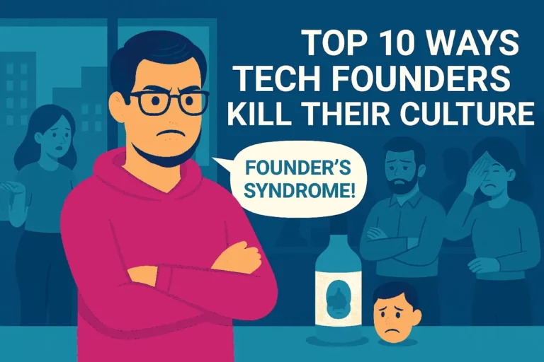 Top 10 Ways Tech Founders Kill Their Culture