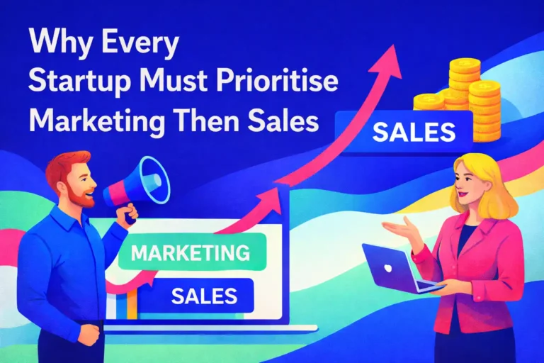 Why Every Startup Must Prioritise Marketing Then Sales